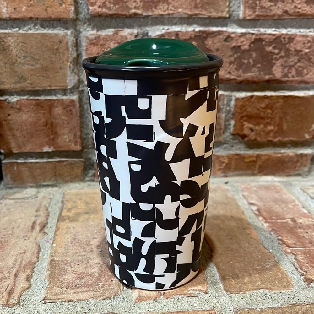 Starbucks Abstract Art Ceramic Tumbler